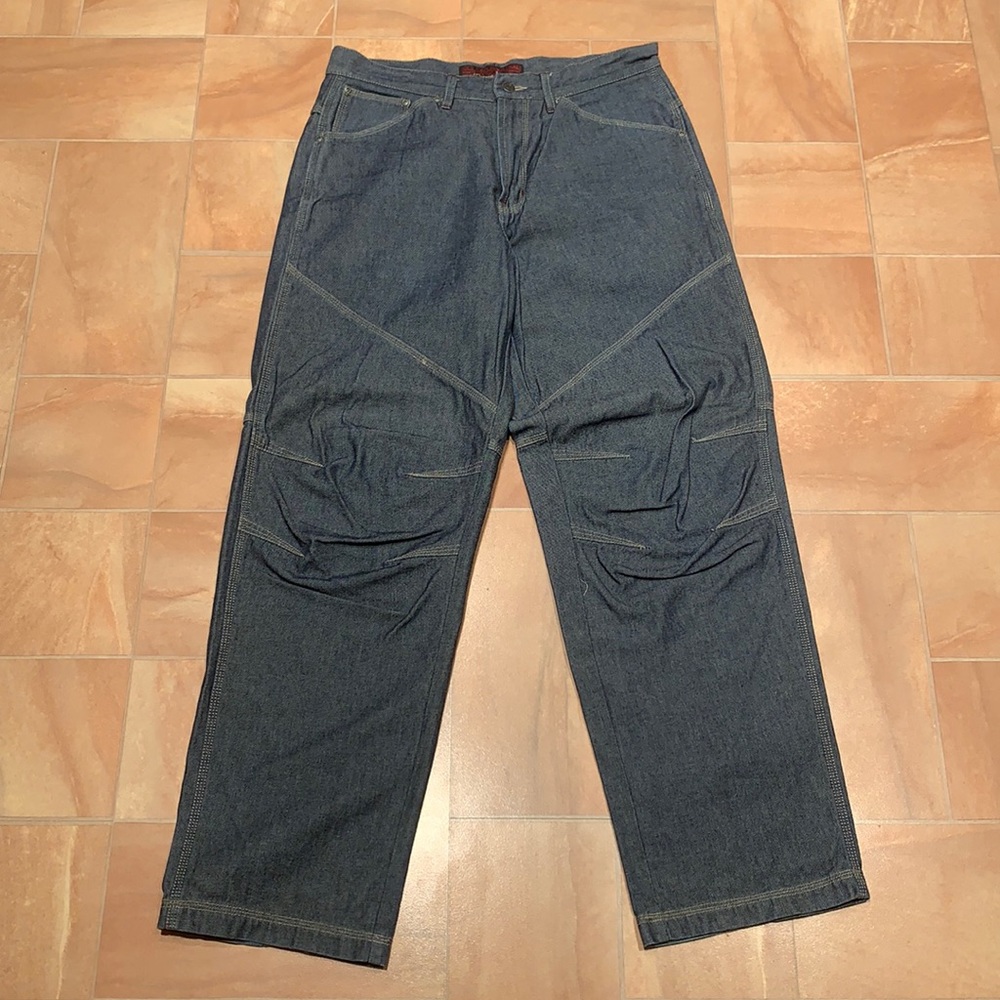 Old Navy Men's Blue Medium Wash Straight Leg 34x32 Denim Jeans Pants